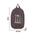 thumbnail image 1 of Sacs de Rangement avec Fermeture Éclair pour Ustensiles de Cuisine de Camping Portables, Sac de Rangement pour Vaisselle, Fournitures de Pique-Nique, Outils de Camping, Sacs de Rangement pour Outils de Construction, 1 of 2