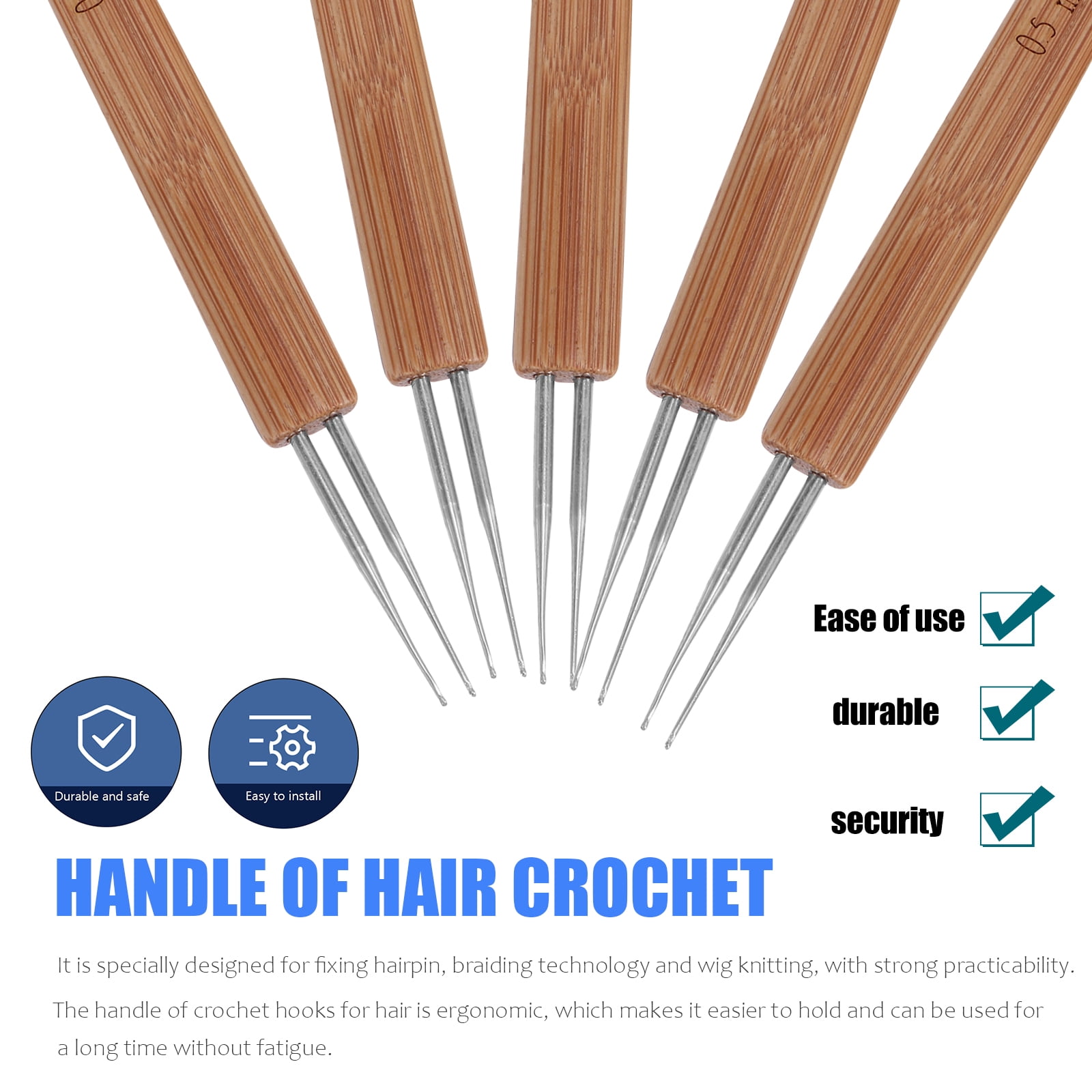 3 PCS Dreadlocks Interlock Needle Triple Passion Twist Crochet