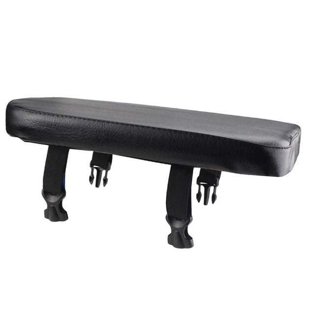 Cojín para asiento trasero de bicicleta, sillín de bicicleta con absorción de impactos, unisex, portátil, para la espalda Negro
