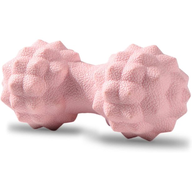 Bola de masaje de maní, bola de masaje de doble lacrosse para masaje muscular de tejido profundo, fisioterapia, liberación miofascial de acupunto, puntos gatillo, nudos musculares y terapia de yoga 6