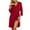 Red, variant on Arlun Short Robes for Women Soft Lightweight Solid Color Kimono Bathrobe Ladies V-Neck Long Sleeve Comfortable Fashion Sleepwear 2026 Fashion Casual Wrap Loungewear White XL