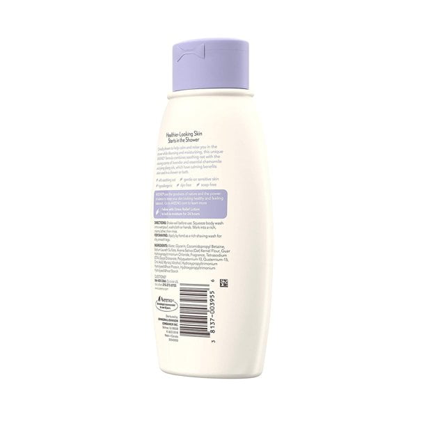 AVEENO Active Naturals Body Wash, Stress Relief 12 oz (Pack of 4)
