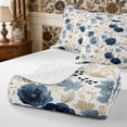 thumbnail image 4 of Manfei Cottagecore Blossom Quilt Full 3-Piece,Botanical Flowers Leaves Full Bedspread Sets,1 Coverlet and 2 Pillowcases, 4 of 7