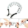 thumbnail image 2 of Dog Prong Training Collar with Quick Release Buckle Adjustable Stainless Steel Dog Choke Pinch Collar Links with Comfort Caps, 2 of 8