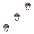 thumbnail image 1 of Guardoinrt Bike Helmet Safety Integrated Cycling Unisex for Protection for Skating Sport Scooter Riding Equip Accessory Gray 3Set, 1 of 6