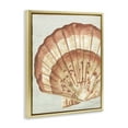 thumbnail image 4 of Stupell Industries Clam Shell in Beige Nautical & Beach Painting Gold Floater Framed Canvas Art Print Wall Art, 17 x 21, 4 of 10