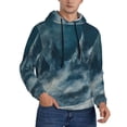 thumbnail image 2 of Lsque Mysterious Moonlit Mountains Pattern Casual Men's Hoodie,Hooded Sweatshirt with Kangaroo Pocket,Pullover Hoodie-XX-Large, 2 of 7