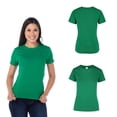 thumbnail image 2 of Playera Peso Completo para Dama, Color Jade, 100% Algodón, 2 of 3