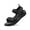 Black, variant on WOYY Boys Sport Beach Sandals Open Toe Soft Soled Shoes (Toddler/Little/Big Kids)