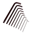 thumbnail image 4 of koolsoo 9 Pieces Long Arm Ball Ended Hex Allen Key Wrench Set For Bikes s Cars ,, 4 of 9