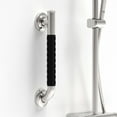 thumbnail image 1 of Ameriluck Bath Safety Grab Bar, Asymmetrical Design With Anti-slip Soft Grip, Stainless Steel Ada Compliant 500lbs Support (brushed Nickel, 12in), 1 of 8