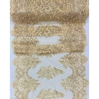 Gold Fabric Lace