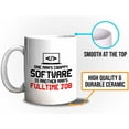 thumbnail image 5 of Progammer Mug White 11oz - One Man‘s Crappy Software - Programmer Programming Coding Software Developer, 5 of 7