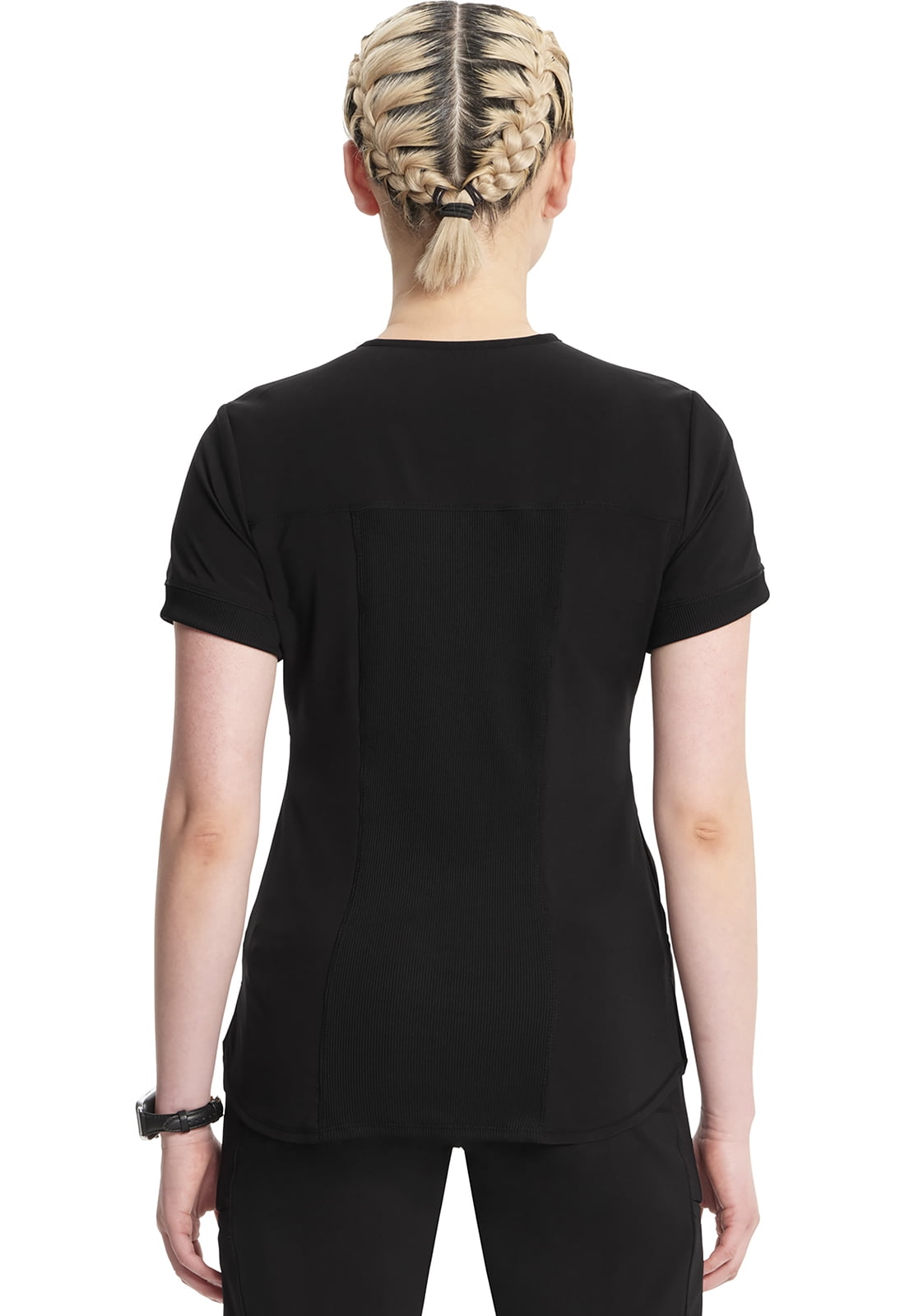 Infinity Cherokee Women Nurse Scrubs Top Zip Front V-Neck CK810A