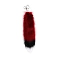 thumbnail image 4 of Llavero con cola de peluche, colgante para coche, juguete portátil Rojo oscuro, 4 of 9