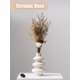 thumbnail image 3 of Muyoka Jarrón de cerámica Beige, maceta de cerámica de estilo moderno, contenedor artístico de flores esmeriladas, decoración exquisita para el hogar Muyoka Hogar, 3 of 7