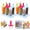 Multicolor, variant on 2 Pack Popsicle Molds, 12-Cavity Reusable Ice Pop Maker Set with Stand and Handles for Homemade Frozen Treats, Juice, Yogurt, Fruit and Smoothies