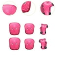 thumbnail image 6 of figatia Hand Elbow Knee Pads Kids Adults Skating Adjustable Outdoor Sports Breathable Lightweight Cycling Guards Gear Set Pink, 6 of 8
