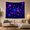 Cosmic Koi, variant on Floral Garden Luminous with Tree Intertwined Trunks Rooted, Mystical Fantasy for Space Lovers, Galaxy Room Decor, Mother'S Day Gift, Tapestry Wall Hanging for Bedroom and Dorm