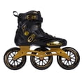 thumbnail image 1 of LIKU Performance 125 3WD Speed Inline Skates Unisex Black&Gold, 1 of 4