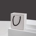 thumbnail image 1 of Typpkmm Simple Jewelry Box Earnail Ring with Bracelet Necklace White Paper Black, 1 of 7