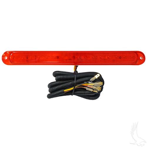 Red Hawk LED Bar Light, Running, Third Brake, Turn Signal 12-48V - LGT-102