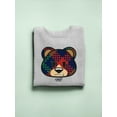 thumbnail image 3 of Argyle Bear Vibes - Classic Plaid Emoji Design Women's Sweatshirt, 3 of 4