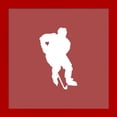thumbnail image 1 of Great Art Now Hockey Player Silhouette - Part I by Sports Mania, Framed Wall Art, 14W x 14H, 1 of 3