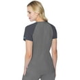 thumbnail image 6 of Med Couture Women's Scrub Top, Raglan Sleeves for Modern Fit, 6 Pockets 2-Way Stretch, Durable & Breathable Fabric - MC7425, 6 of 7