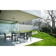 thumbnail image 2 of Compamia Ares 55" Resin Patio Dining Table in Dark Gray, 2 of 5