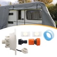 thumbnail image 6 of Tnarru RV City Water Inlet with Check Compact Replacement for Caravans RV Boat white, 6 of 10