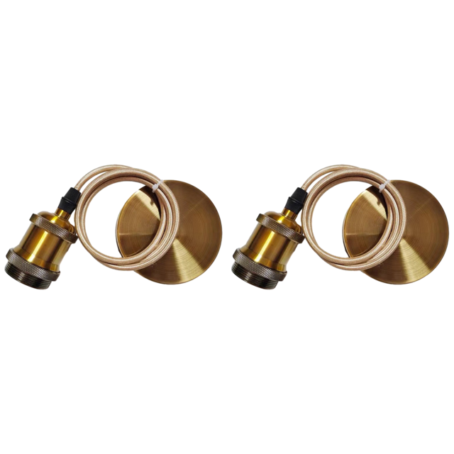 Portalámparas Con Tornillo E27 para Del (dorado)