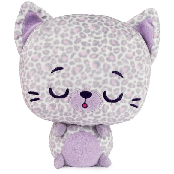 GUND Drops, Gina Spots, Expressive Premium Stuffed Animal Soft Plush Pet, Purple Leopard, 9”