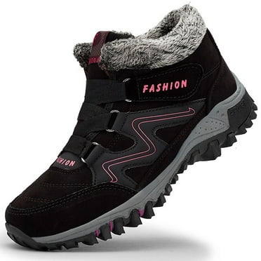 Ecetana Winter Snow Boots for Women Keep Warm Lined Ankle Booties Outdoor Hiking Shoes