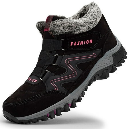 Ecetana Winter Snow Boots for Women Keep Warm Lined Ankle Booties Outdoor Hiking Shoes