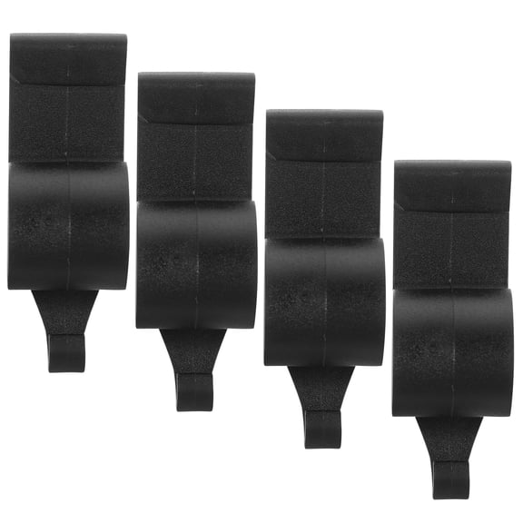 4 Pcs Hook up Wagon Trunk Storage Car Door Umbrella Holder Black