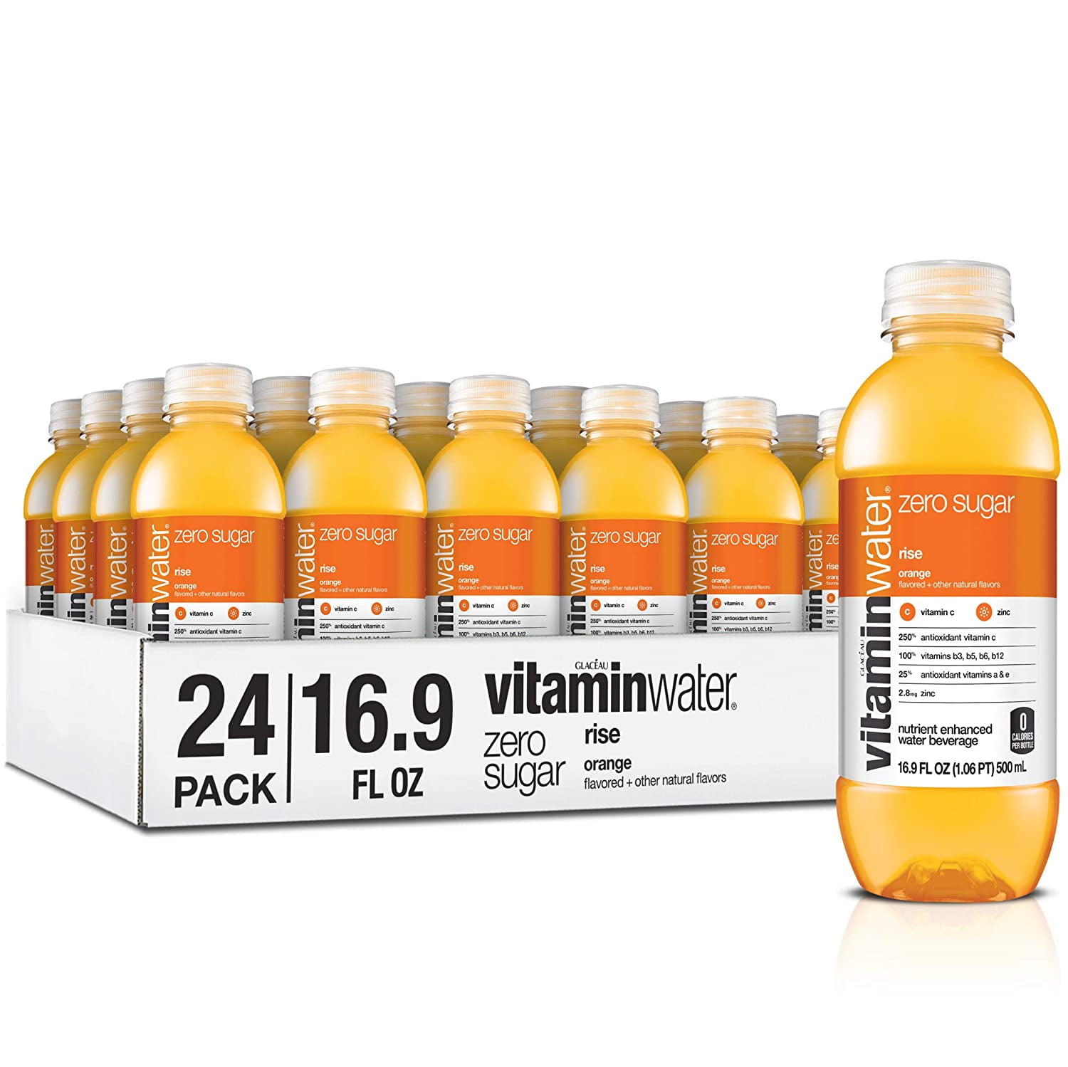 vitaminwater Zero Rise, Electrolyte Enhanced Water with Vitamins