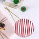 thumbnail image 5 of Adorno colgante navideño de rayas con forma de bastón de caramelo para árbol de Navidad - Decoraciones colgantes de cerámica para fiestas - Ideas para regalar adornos navideños, 5 of 8