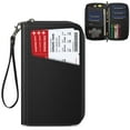thumbnail image 6 of Fintie Family Passport Holder, RFID Blocking Travel Document Organizer Clutch Bag for Women and Men,Black, 6 of 7