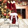thumbnail image 3 of Décorations de Noël Ornement de Bureau Poupée en Tissu Sans Visage à Sequins Rouges – un Ornement Décoratif Époustouflant pour la Maison Ou les Expositions Conçu avec des Matériaux et des Détails Artistiques, 3 of 7