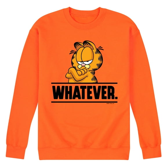 Garfield - Whatever - Men's Crew Neck Fleece Pullover