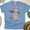 CarolinaBlue, variant on Colorful Florida Travel Shirt – Flamingo, Palm, and Margarita Beach Tee , White, Size S