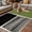 Green, variant on Sage Green Black Outdoor Rug for Patio/Deck/Porch, Non-Slip Large Area Rug 4 x 6 Ft, Farmhouse Striped Modern Abstract Art Indoor Outdoor Rugs Washable Area Rugs, Reversible Camping Rug Carpet Runner