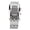 Silver, variant on Men's Watch Fashion Exquisite Waterproof Alloy Men's LED Watch with Binary Time Mode Display Men's Silver Watch Business Wristwatch with Built in CR2032 Battery Included