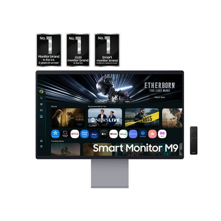 Samsung 32-in Smart Monitor M9 M90SF 4K OLED Samsung Vision AI - Black - LS32FM902SNXZA