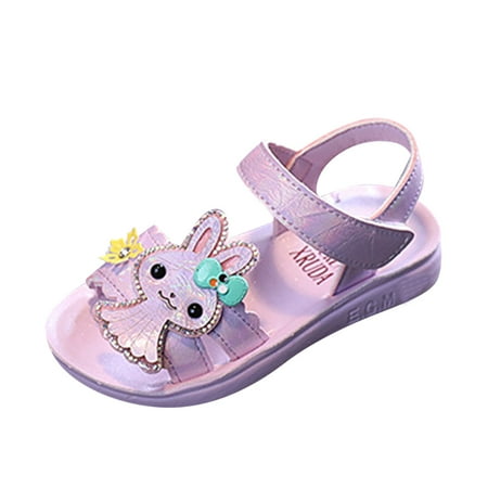 

Toddler Girl s Purple Casual Sandals 4 Years-4.5 Years