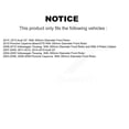 thumbnail image 2 of CMX Front Rear Ceramic Brake Pads Kit for Car Audi Q7 Porsche Cayenne Volkswagen Touareg KCX-100155, 2 of 9