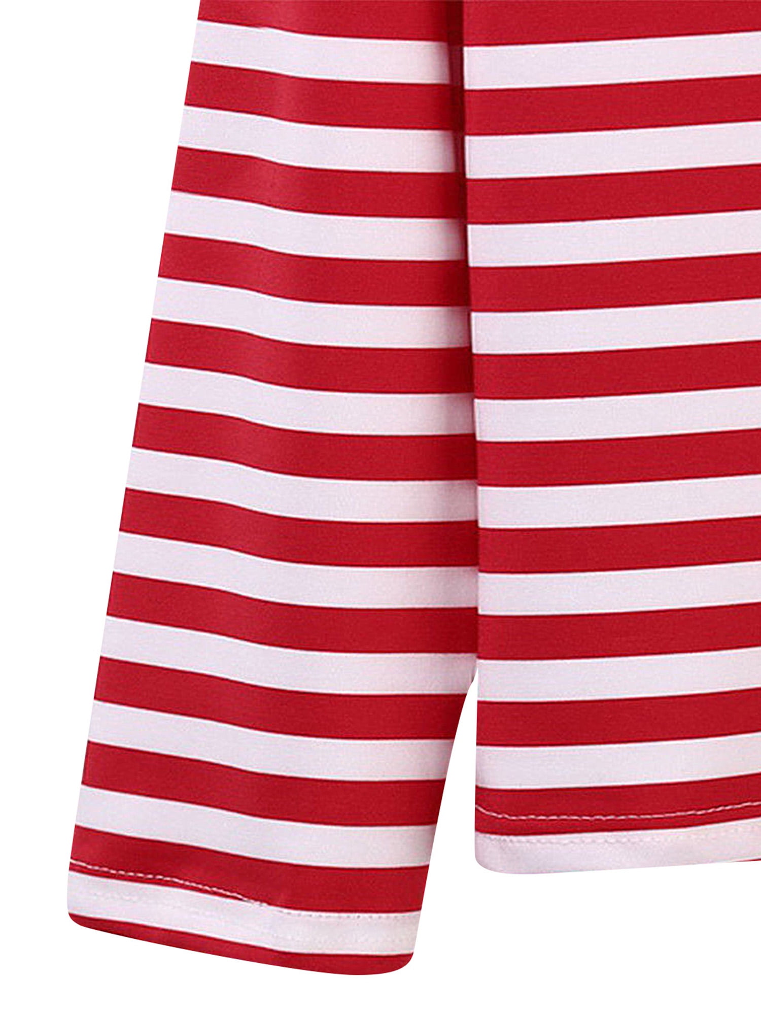 red and white striped shirt women's