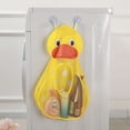 thumbnail image 2 of Juguetes de baño para bebé con 1 unidad de almacenamiento de juguetes de baño y bolsa organizadora para bañera, juego de pesca y juguetes de piscina, panda/rana/pato/tigre, malla colgante pa, 2 of 5