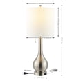 thumbnail image 5 of JONATHAN Y Tyler 24" Modern Classic Gourd Iron LED Table Lamp with Pull-Chain with Dual USB Charging Port, Nickel (Set of 2), JYL1127B-SET2, 5 of 5